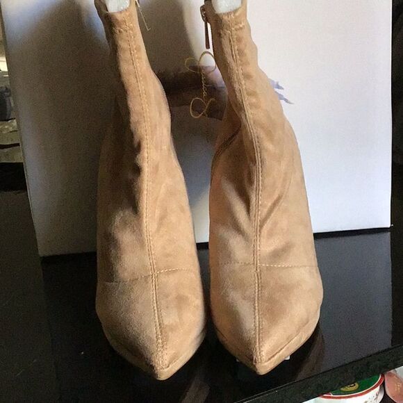 NEW Jessica Simpson pointed toe booties beige 9 - Picture 2 of 7